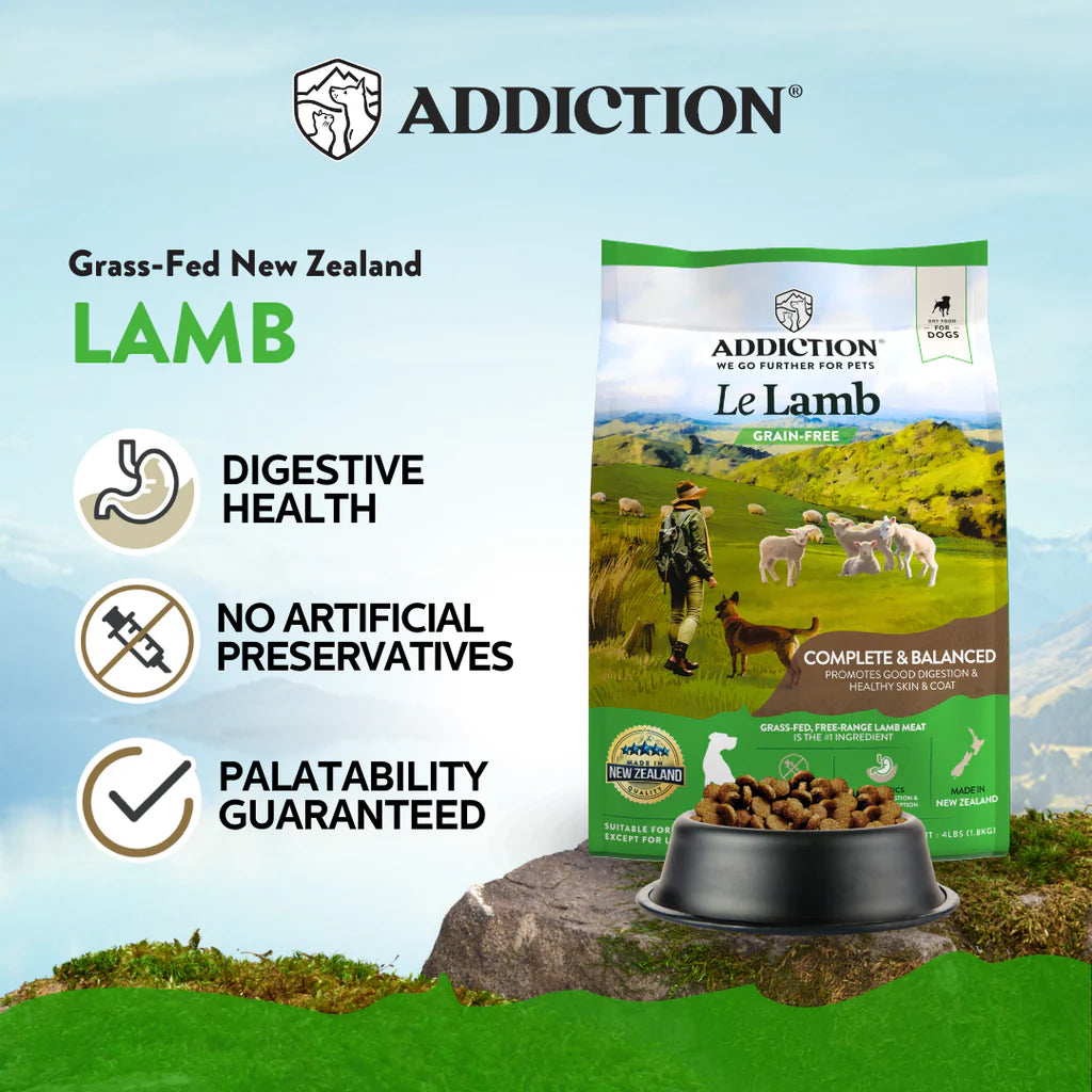 Addiction Biscuits Addiction Le Lamb Grain Free Dog Food