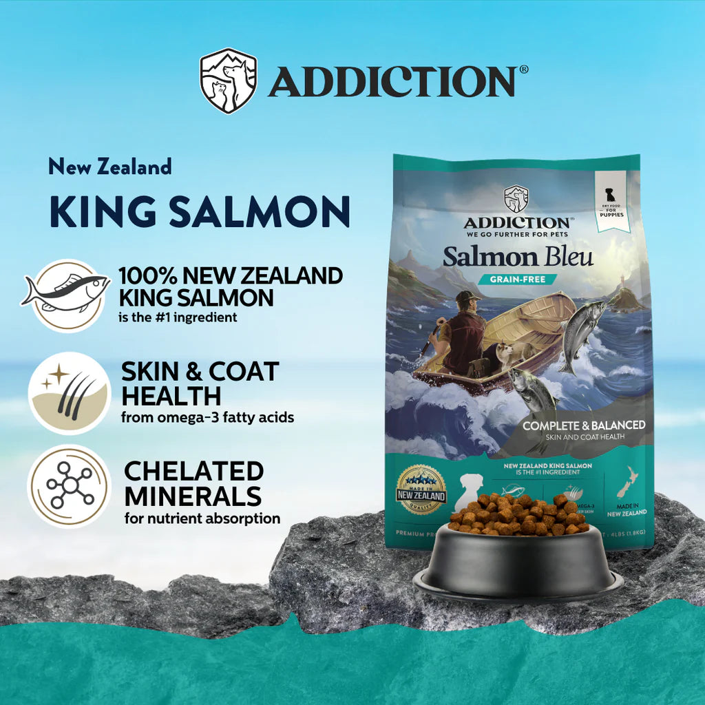 Addiction Biscuits Addiction Salmon Bleu Dry Puppy Food