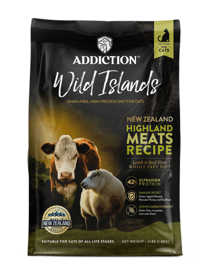 Addiction Biscuits Addiction Wild Islands - Highland Meats Cat Foods 1.8kg