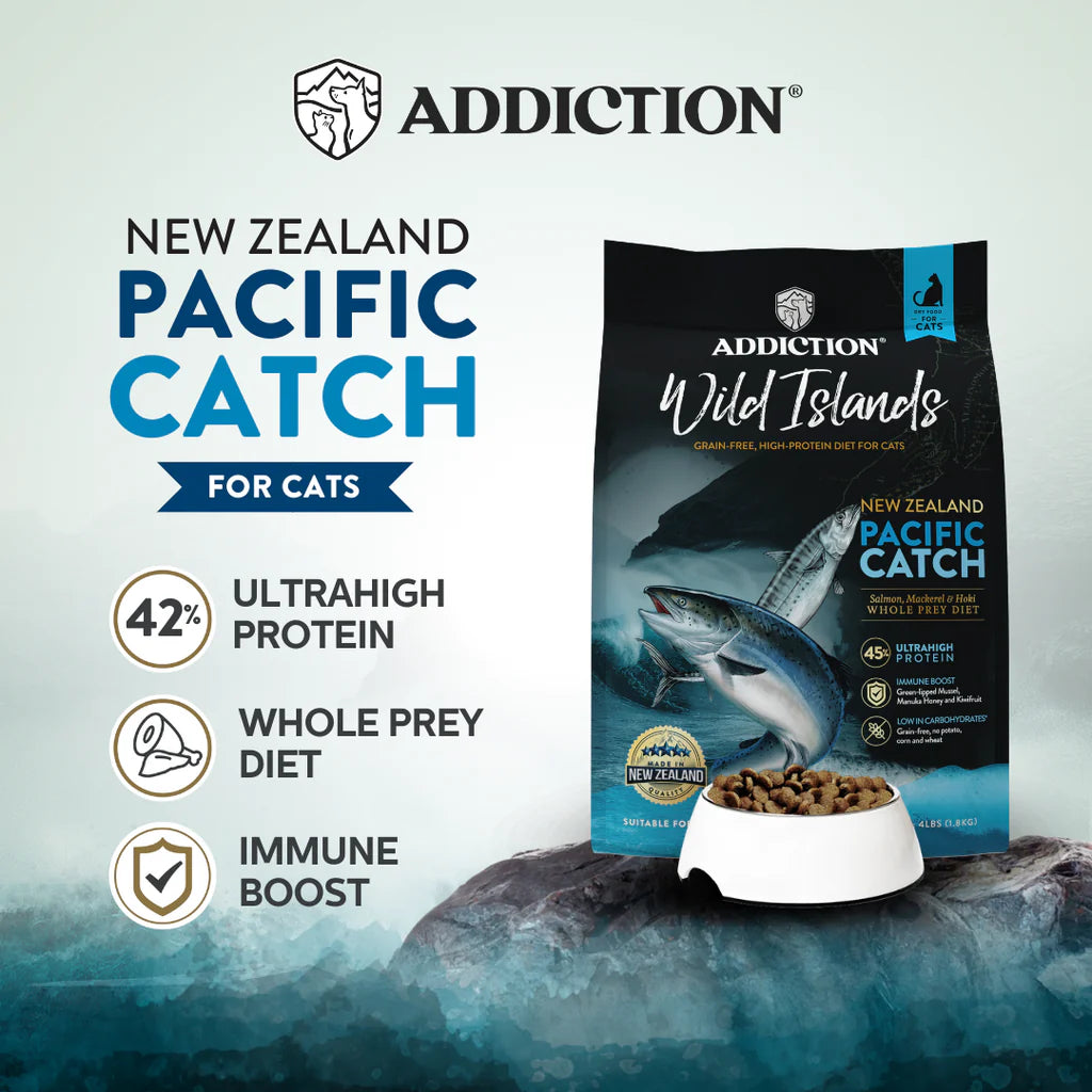 Addiction Biscuits Addiction Wild Islands - Pacific Catch Cat Food 1.8kg