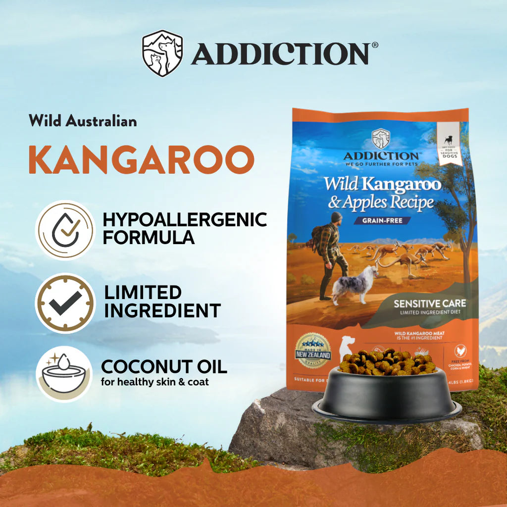 Addiction Biscuits Addiction Wild Kangaroo & Apples Dog Foods