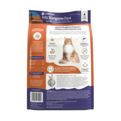 Addiction Biscuits Addiction Wild Kangaroo Feast Cat Food 1.8kg