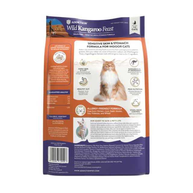 Addiction Biscuits Addiction Wild Kangaroo Feast Cat Food 1.8kg