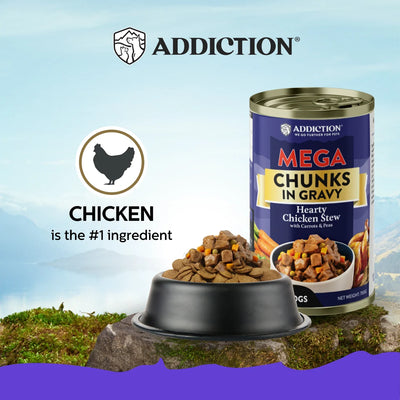 Addiction Canned Food Addiction MEGA Chicken Chunks in Gravy Hearty Chicken Stew 700g