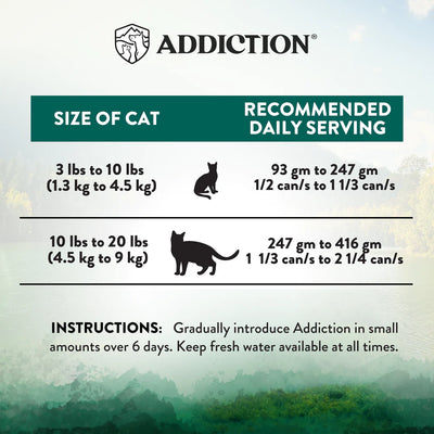 Addiction Canned Food Addiction Wild Island Chicken & Turkey Recipe Cat Wet Foods 85g