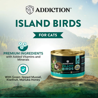 Addiction Canned Food Addiction Wild Island Chicken & Turkey Recipe Cat Wet Foods 85g