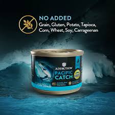 Addiction Canned Food Addiction Wild Island Pacific Catch Wet Cat Food 185g