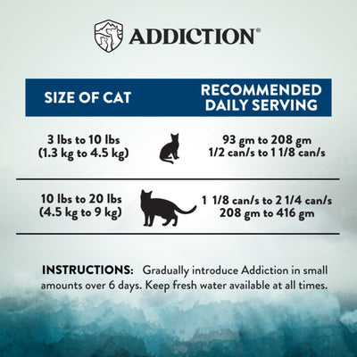 Addiction Canned Food Addiction Wild Island Pacific Catch Wet Cat Food 185g