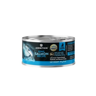 Addiction Canned Food Addiction Wild Islands King Salmon Recipe Wet Cat Foods 85g