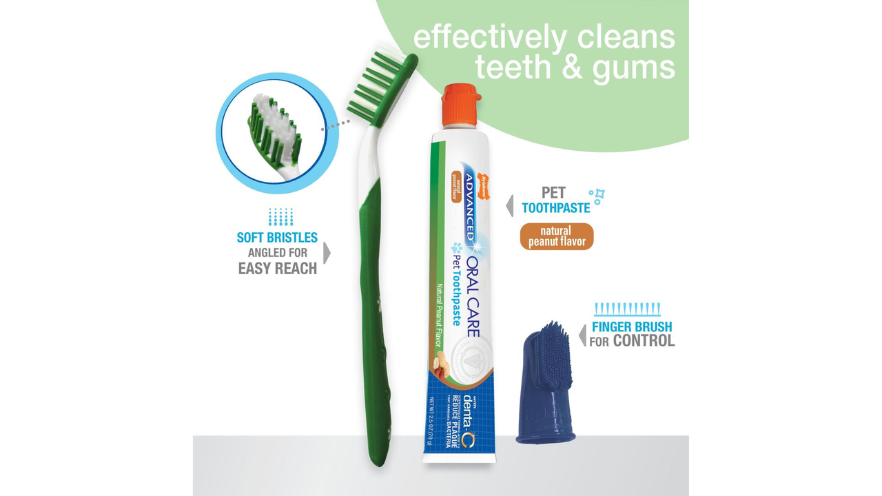 Advanced Grooming Aids Advanced Oral Care Dental Kit For Pets