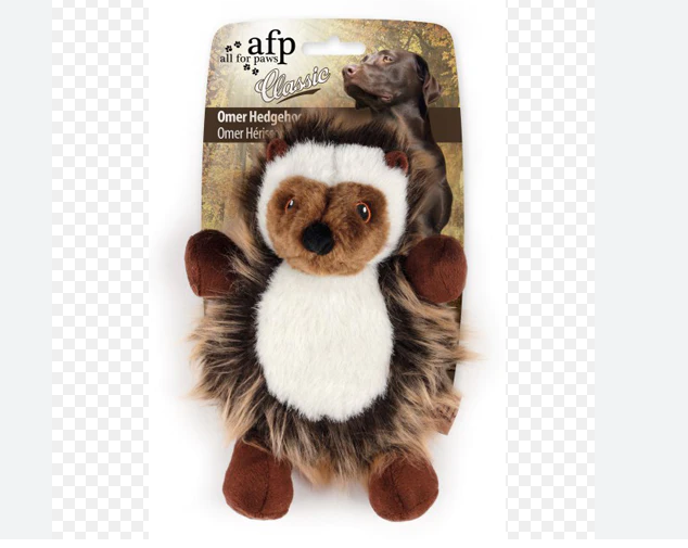 AFP Toys AFP Woodland Classic Omer Hedgehog Dog Toy