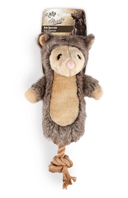 opossum dog toy