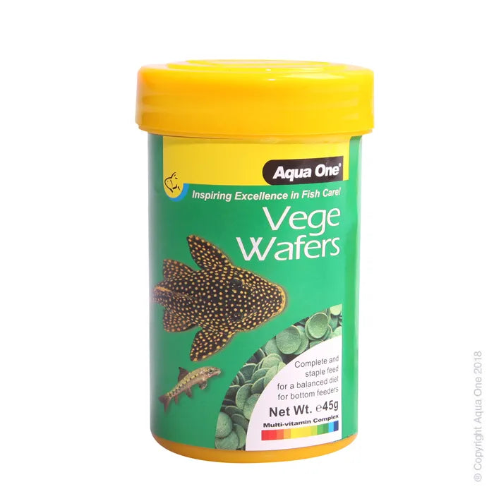 Aqua One fish food Aqua One Vege Wafers 45g