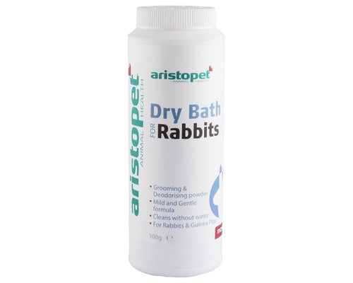 Aristopet Toiletries Aristopet Rabbit Dry Bath Powder 100g