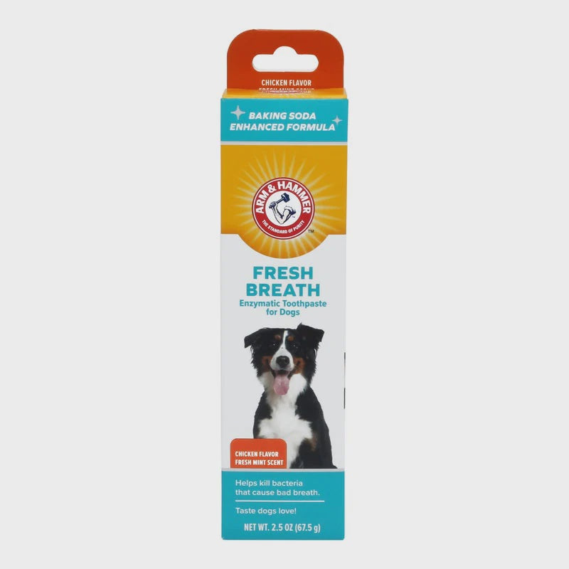 Arm & Hammer Grooming Aids Arm & Hammer Fresh Breath Enzymatic Toothpast for Dogs (chicken Flavour) 74ml