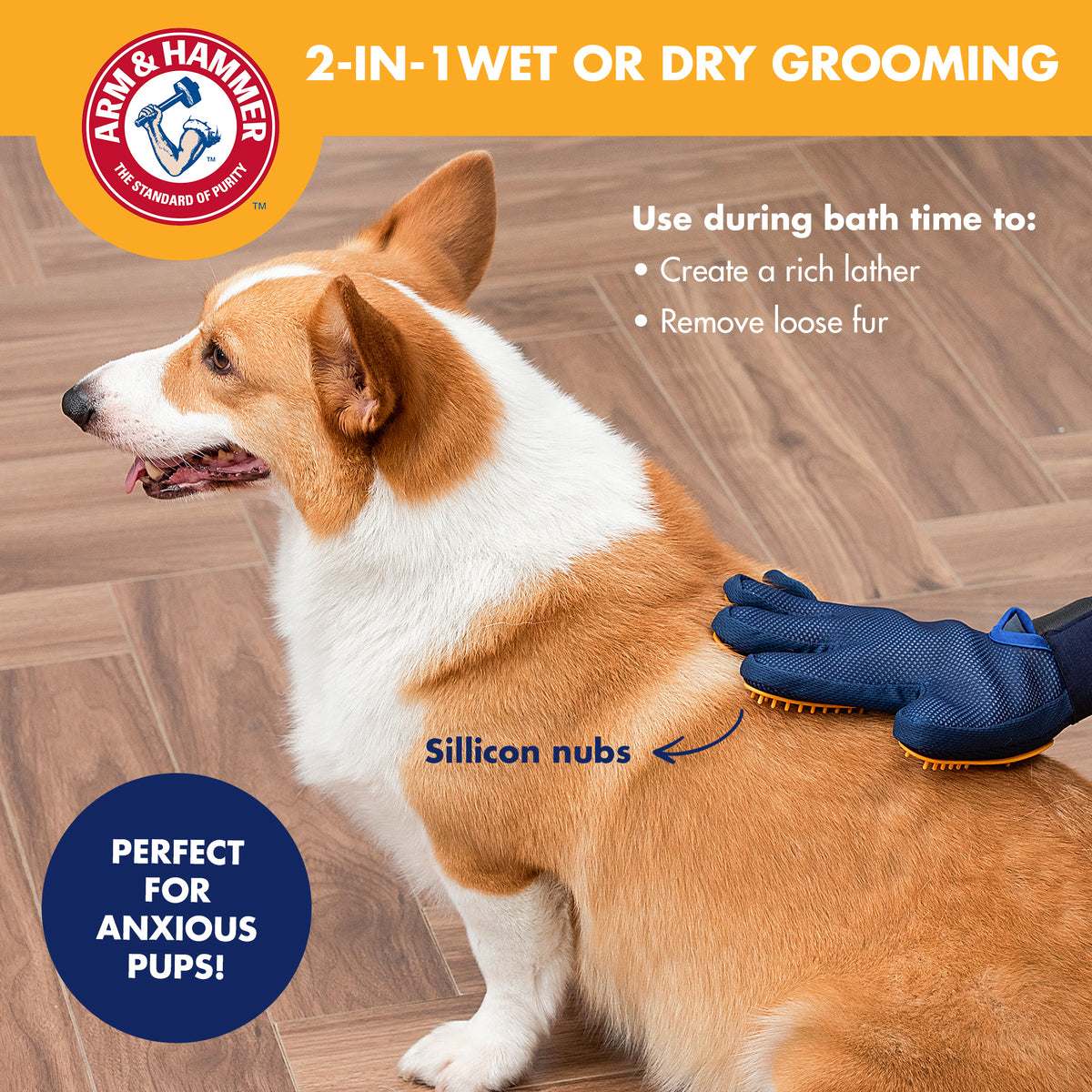 Arm & Hammer Grooming Aids Scent Release Grooming Glove