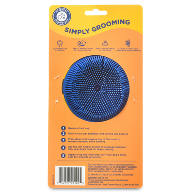 Arm & Hammer Grooming Aids Soap Dispensing Palm Brush