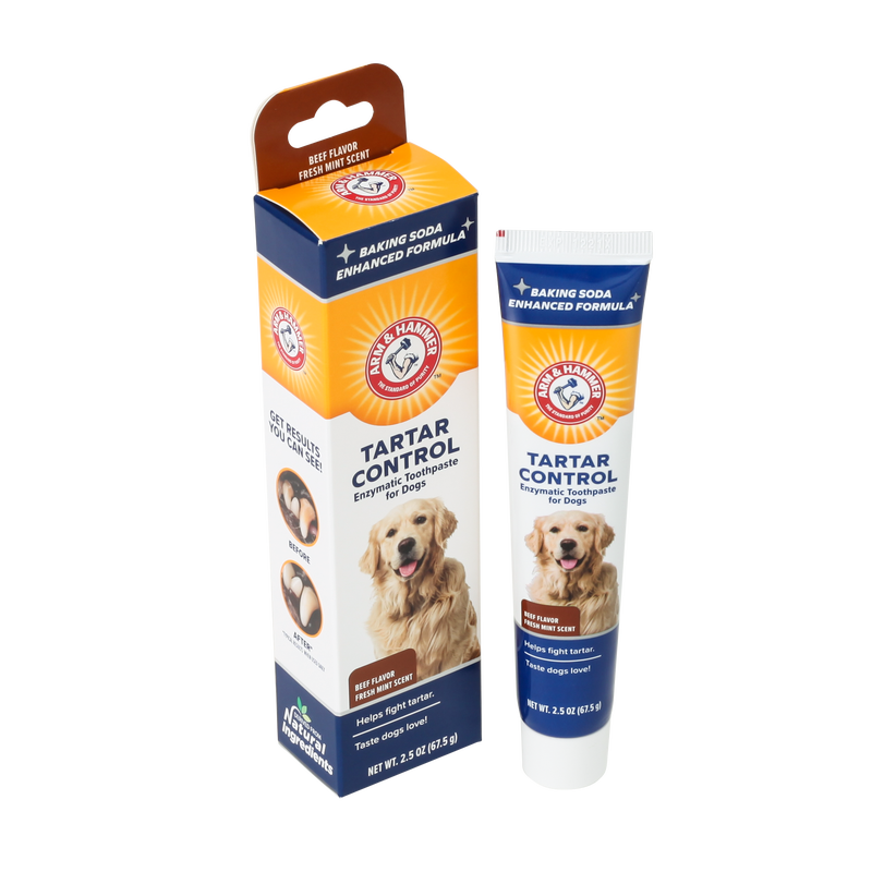 Arm & Hammer Grooming Aids Tartar Control Enzymatic Toothpaste for Dogs (Beef) 74ml