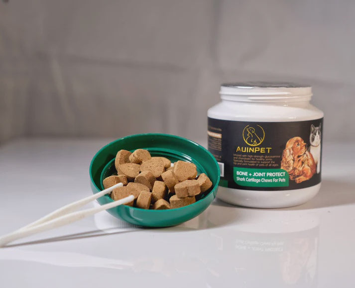 Auinpet Supplements Auinpet Bone + Joint Protect Shark Cartilage Chews for Pets