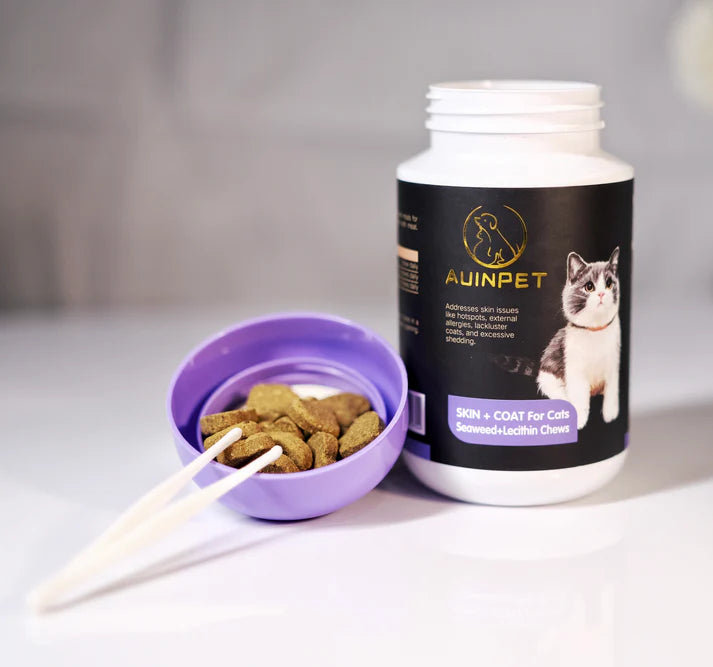 Auinpet Supplements Auinpet Skin + Coat Seaweed & Lecithin Chews for Cats