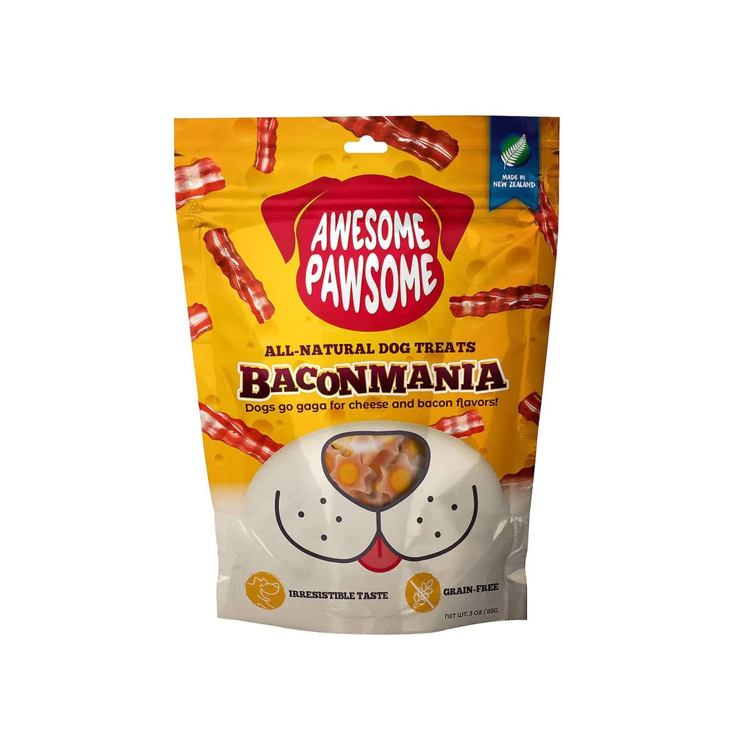 awesome pawsome Treats Awesome Pawsome Baconmania Dog Treats 85g