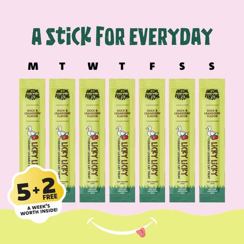awesome pawsome Treats Awesome Pawsome Licky Licky Cat Treats 15g x 7s