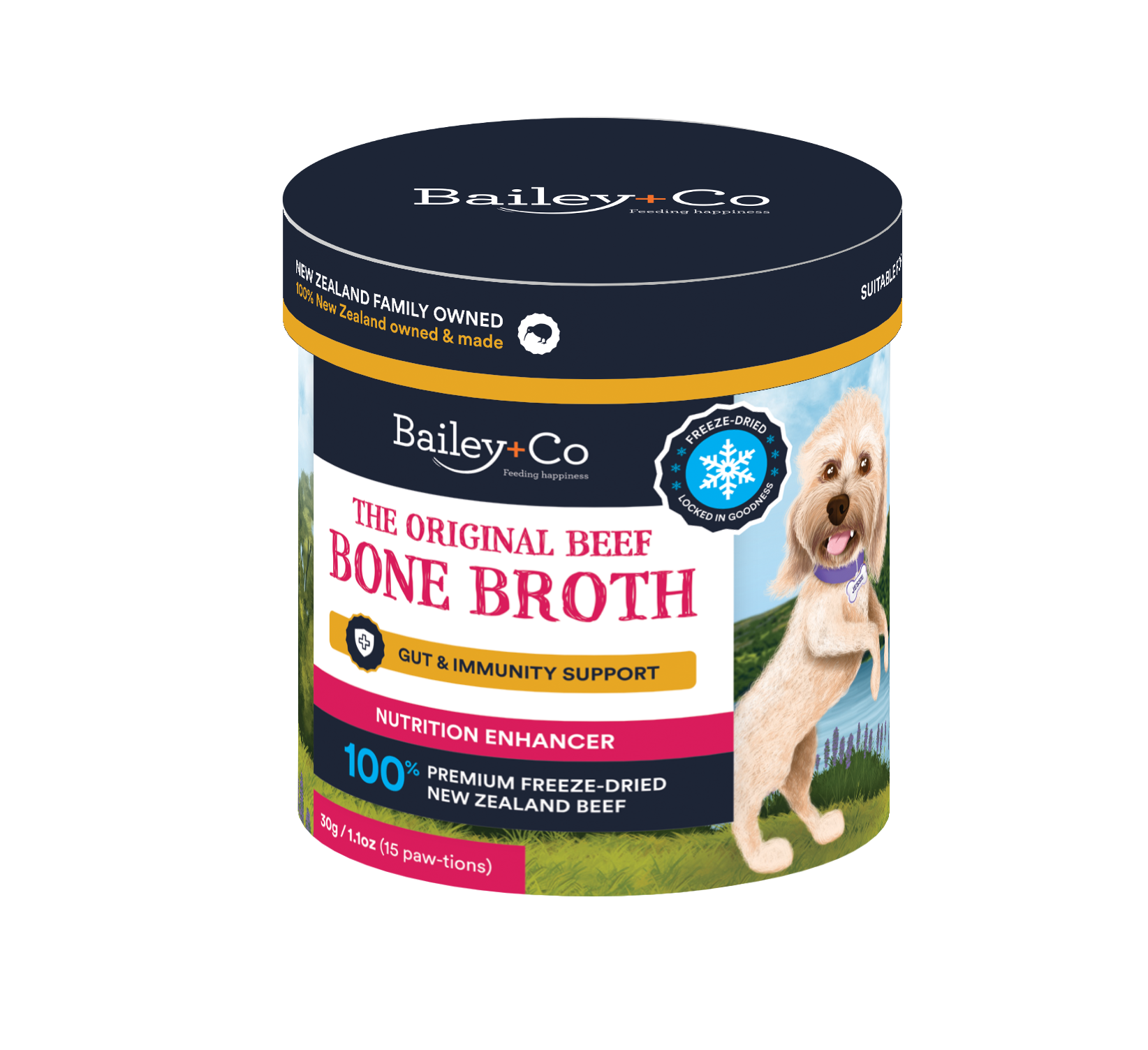 Bailey + Co Supplements Original - Gut & Immunity Support Bailey + Co Beef Bone Broth 30g