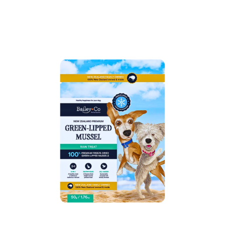 Bailey + Co Treats Bailey+Co Freeze Dried Green-Lipped Mussel 50g