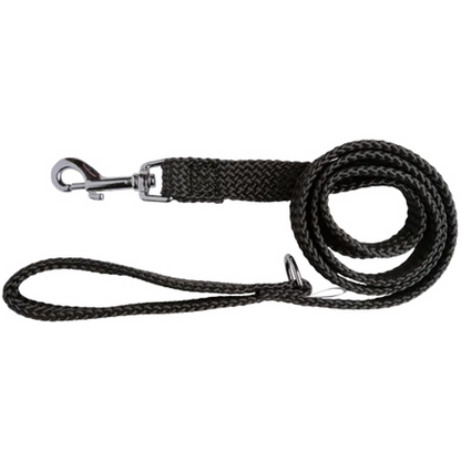 Beau Pets Collars / Leads 20mm x 180cm / Black Beau Pets Double Nylon Webbing Lead