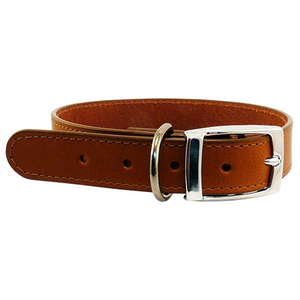 Beau Pets Collars / Leads Leather Stitched Collar