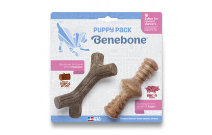 Benebone Toys Maple & Bacon Benebone Puppy Pack Chew Toys