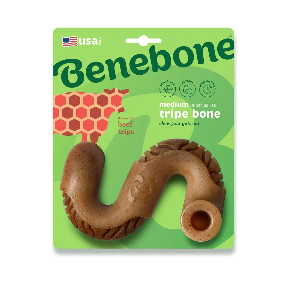 Benebone Toys Benebone Tripe Beef Bone Chew Toy