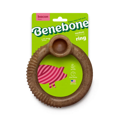 Benebone Treats Bacon / Medium Benebone Dog Chew Ring