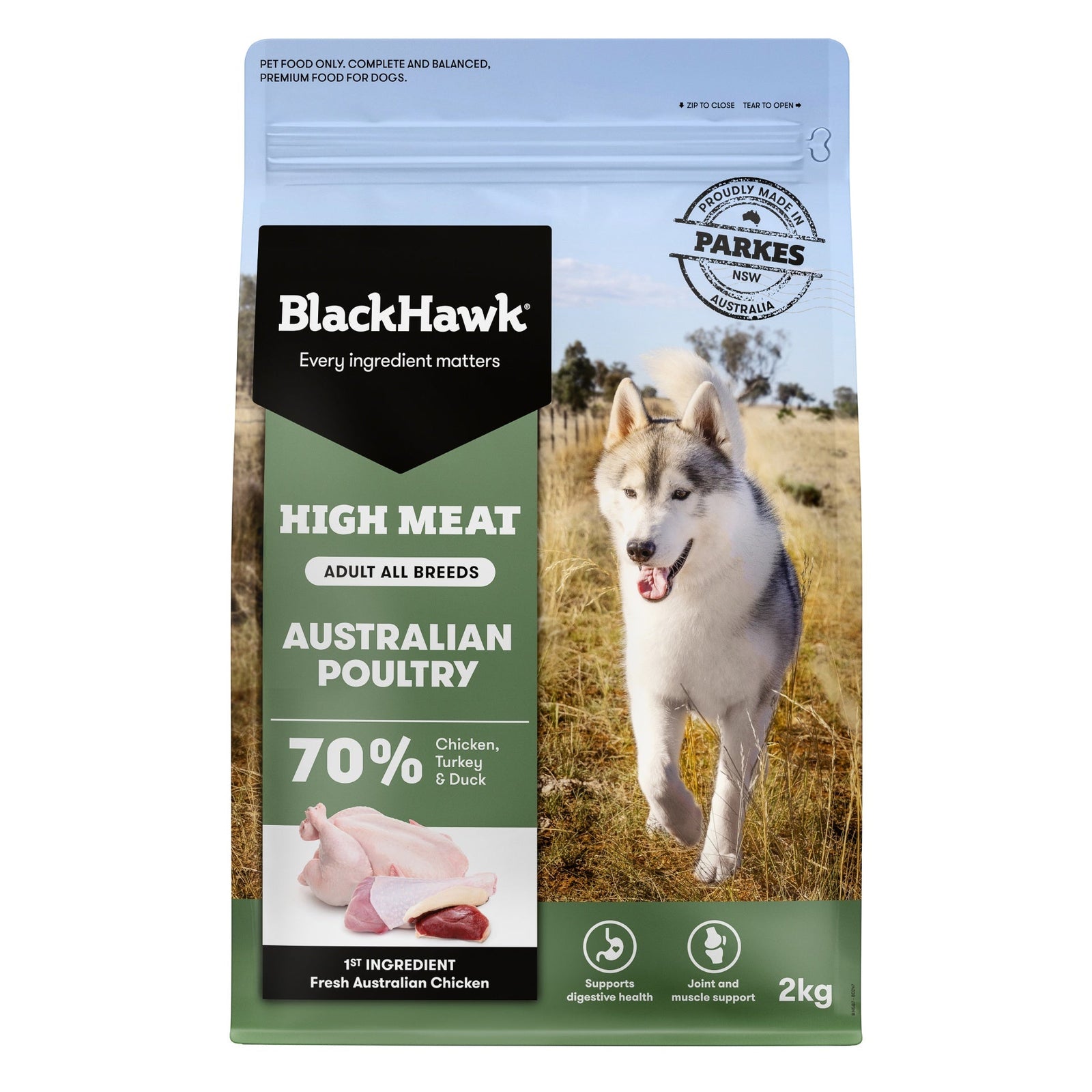 Black Hawk Biscuits Black Hawk Adult High Meat Poultry 2kg