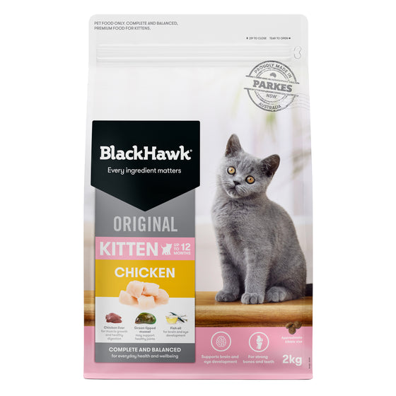 Black Hawk Biscuits Black Hawk Original Chicken Kitten Dry Food 2kg