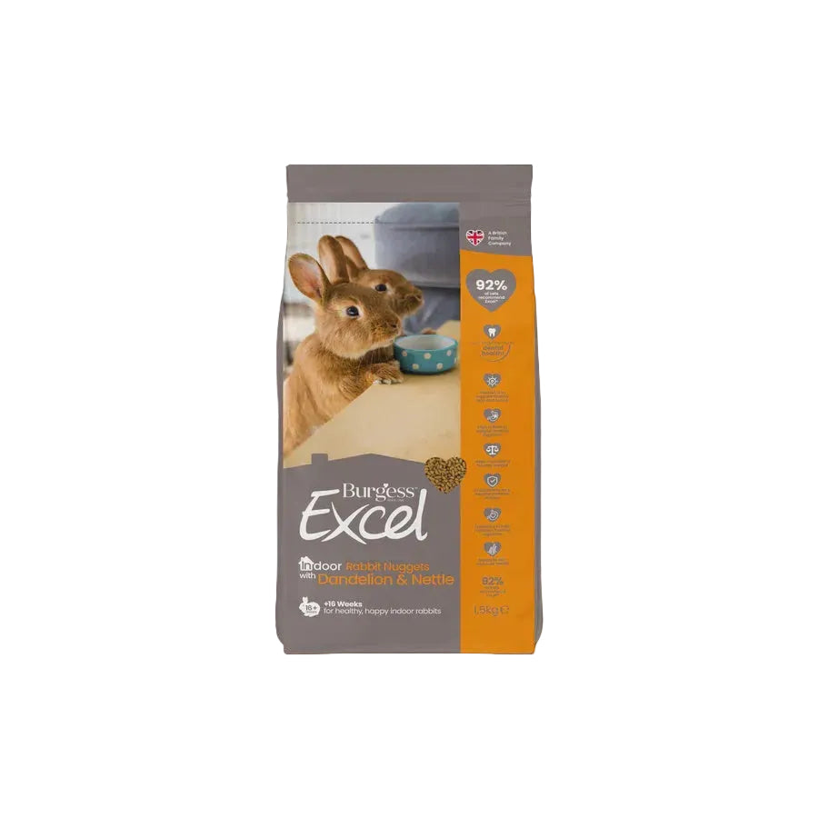 Burgess small animal Burgess Excel Indoor Rabbit Pellets 1.5kg