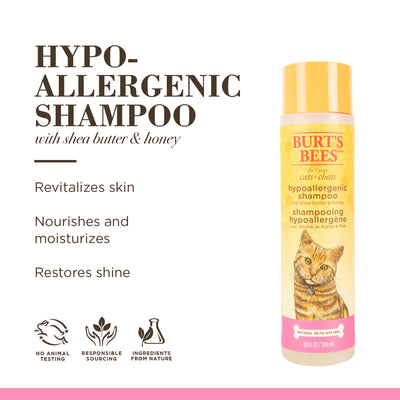 Burt's Bees Grooming Aids Burt's Bees Shampoo for Cats Hypoallergenic 296mls