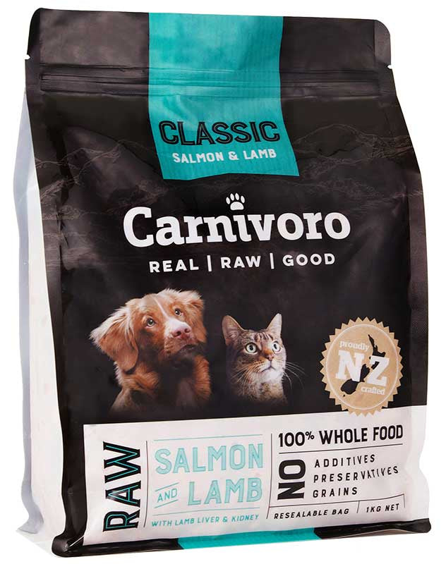 Carnivoro Frozen Food Carnivoro Pellets Salmon & Lamb 1kg