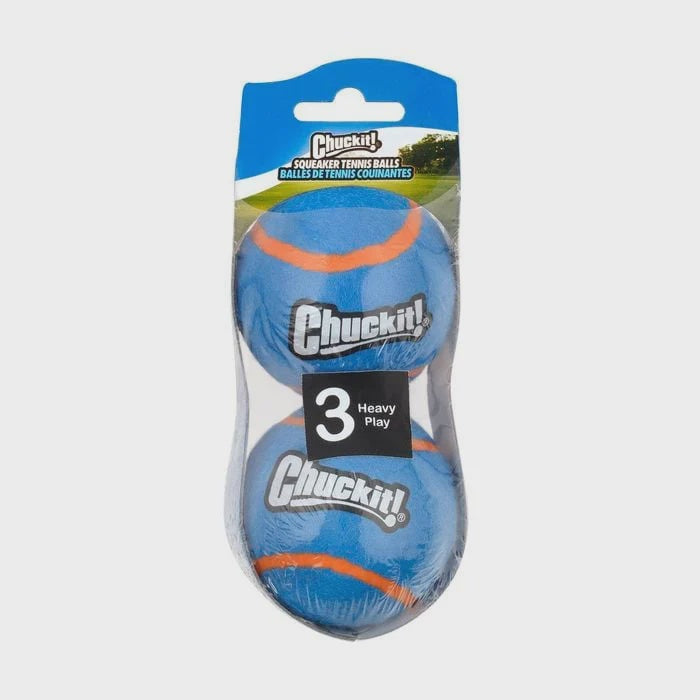 chuckit Toys Chuckit Squeaker Tennis Ball Medium 2 Pack