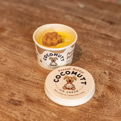 Coccomutt Treats Peanut Butter Cocomutt Frozen  Icecream 120mls