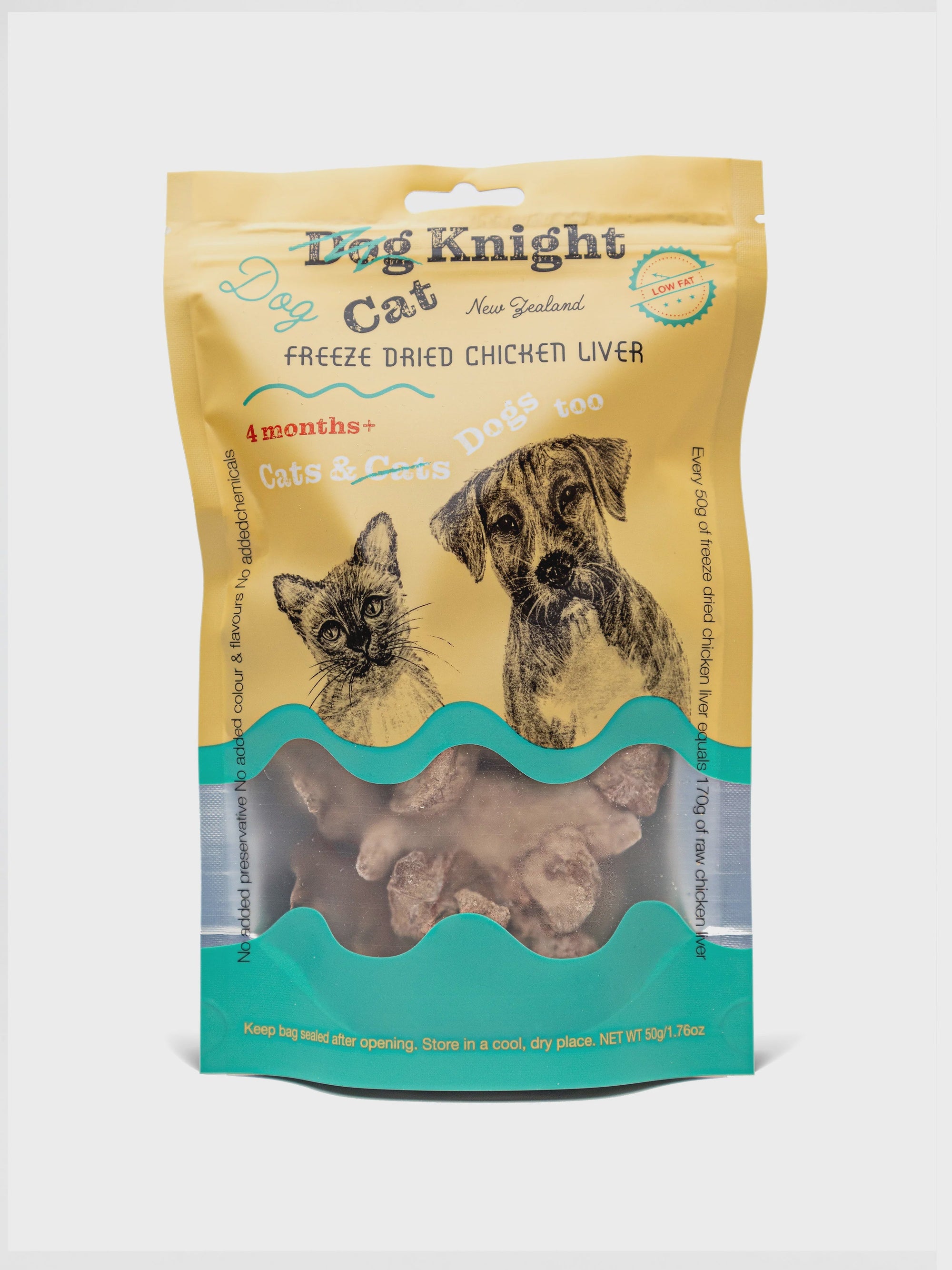 Dog Knight Treats Dog Knight Freeze Dried Chicken Liver 50g