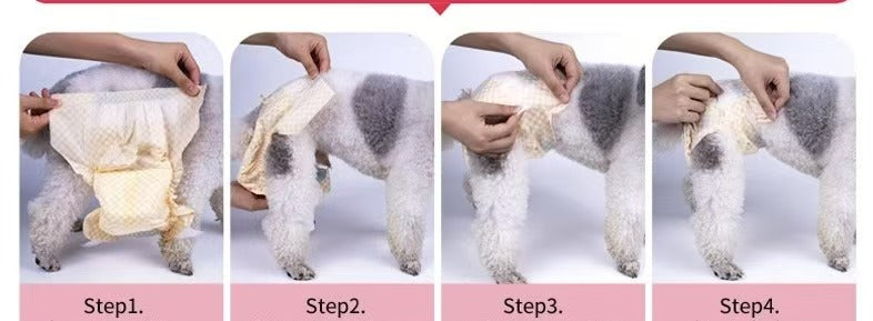 Dono's Diary Toiletries Dono's Diary Disposable Female Dog Diapers 10pcs