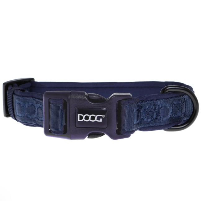 DOOG Collars / Leads Medium 32cm-46cm / Navy Blue DOOG Neosport Dog Collar