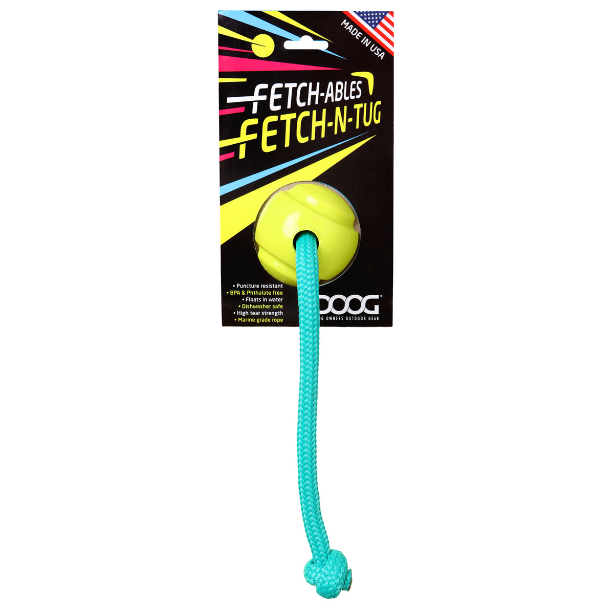 DOOG Toys Yellow DOOG Fetchables Fetch a Tug