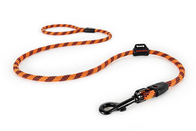EzyDog Collars / Leads 9mm 120cm / Orange EzyDog Leash Summit Clip