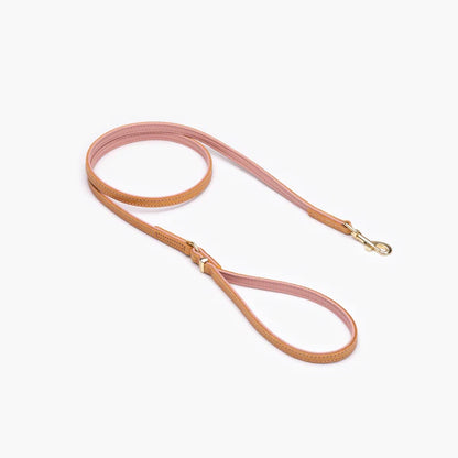 EzyDog Collars / Leads Lite 120cm Ezydog Oxford Leather Leash Blush