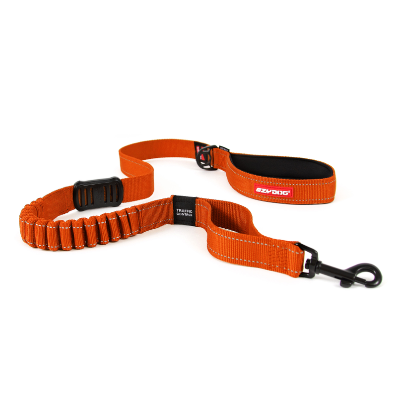 EzyDog Collars / Leads EzyDog Zero Shock Leash 120cm Orange