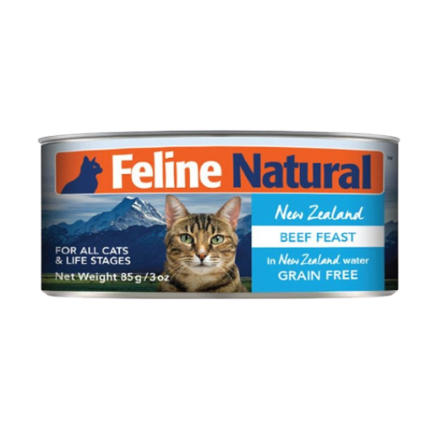 Feline Natural Canned Food Feline Natural 85g Canned Beef Feast
