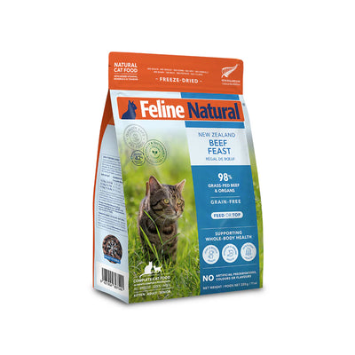 Feline Natural Freeze Dried Feline Natural Freeze Dried Beef Feast Cat Food 320g