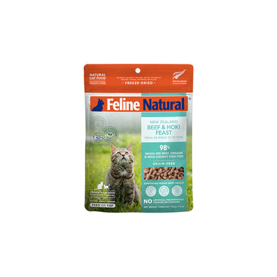 Feline Natural Freeze Dried Feline Natural Freeze Dried Beef & Hoki Feast Cat Food